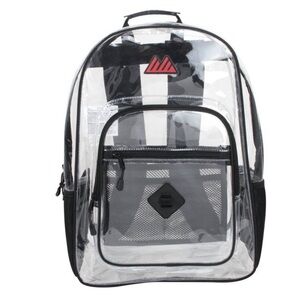 Like new Trailmaker deluxe 18” backpack- clear